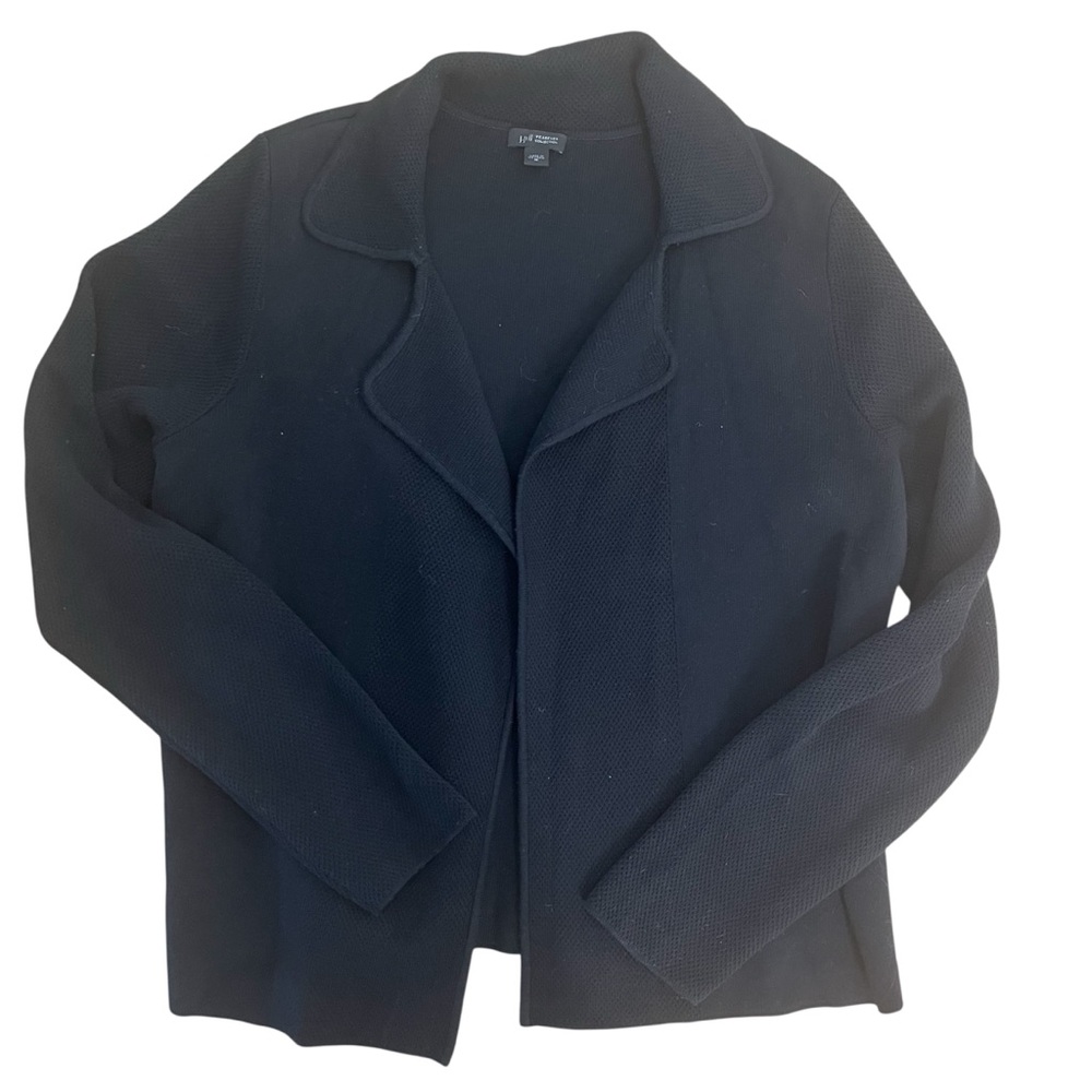 J. Jill Wearever Collection Black Cardigan M